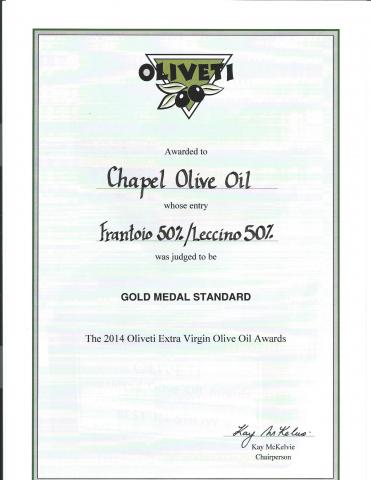 Oliveti, Frantoio, Leccino, oilve oil, gold, medal
